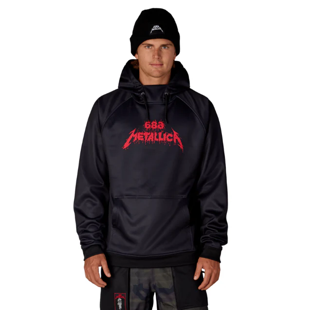 686 METALLICA BONDED FLEECE PULLOVER HOODY