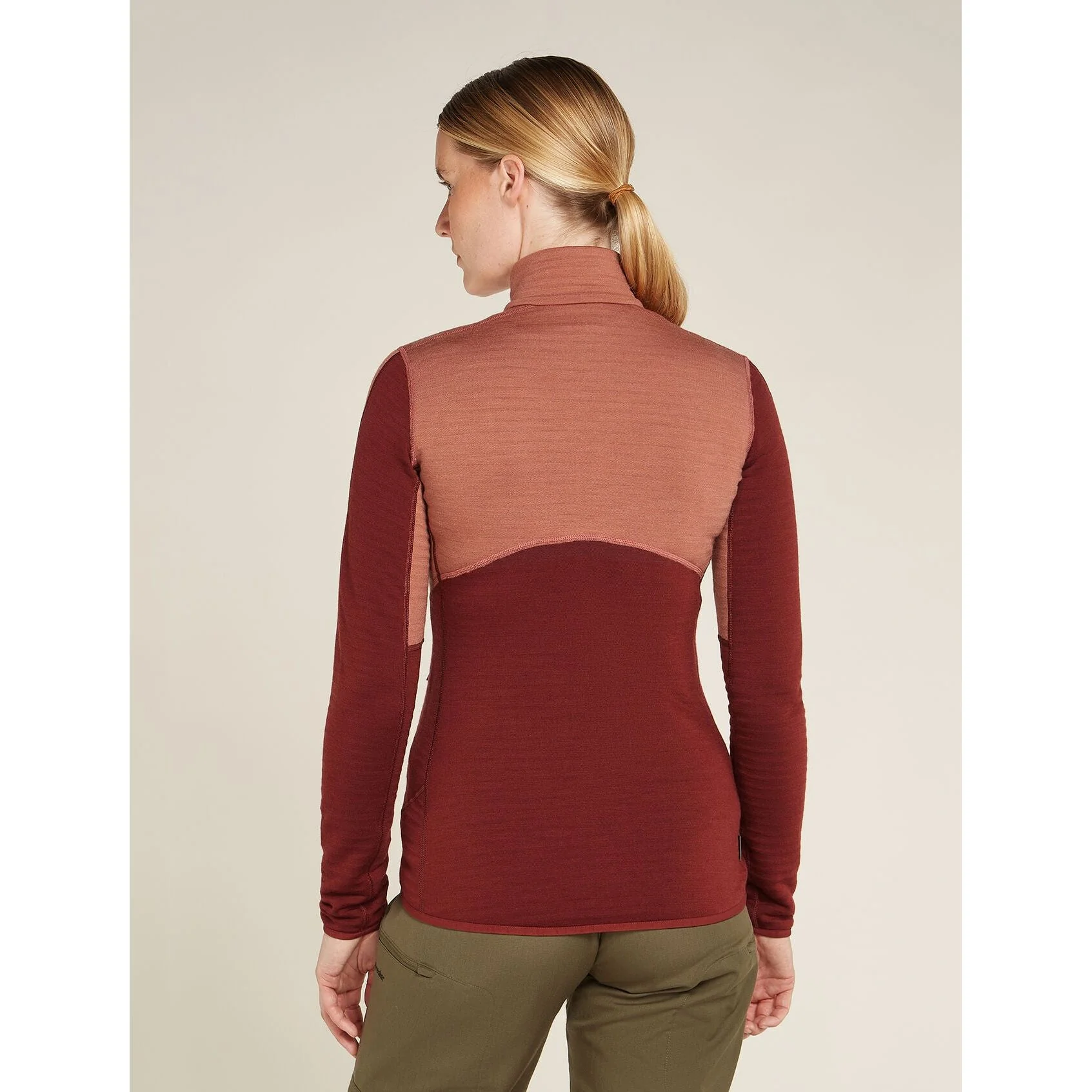 Icebreaker W Merino 400 RealFleece™ Descender LS Zip - Image 2
