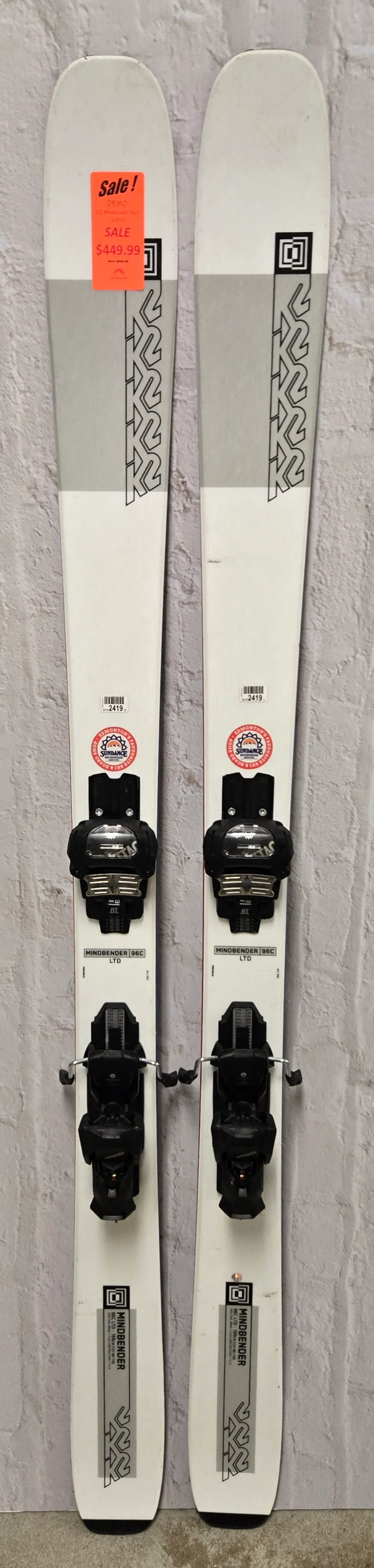 K2 Mindbender 96C LTD w/ Attack 13 AT Demo - Image 2