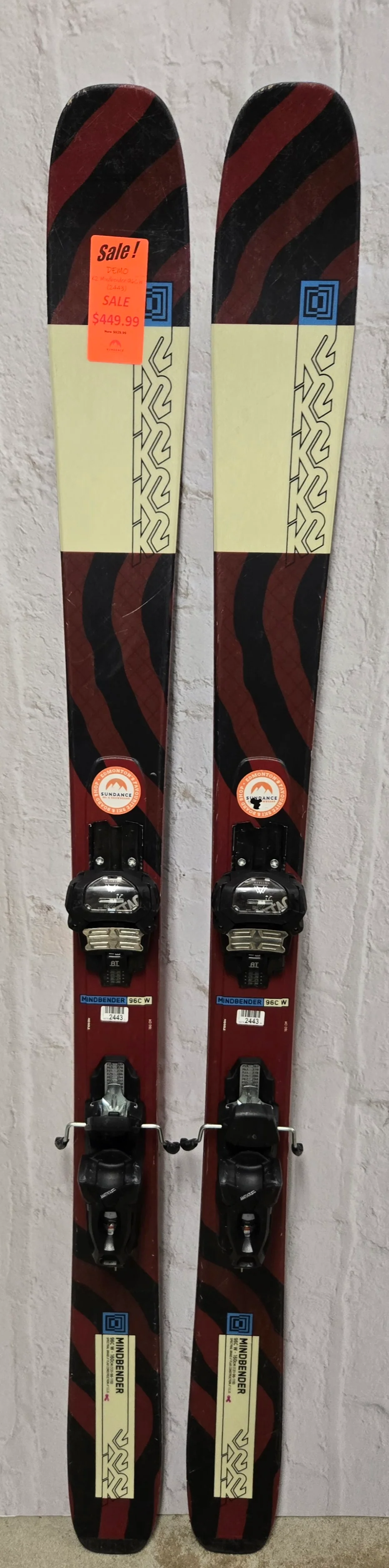 K2 Mindbender 96C W w/ Attack 11 AT Demo