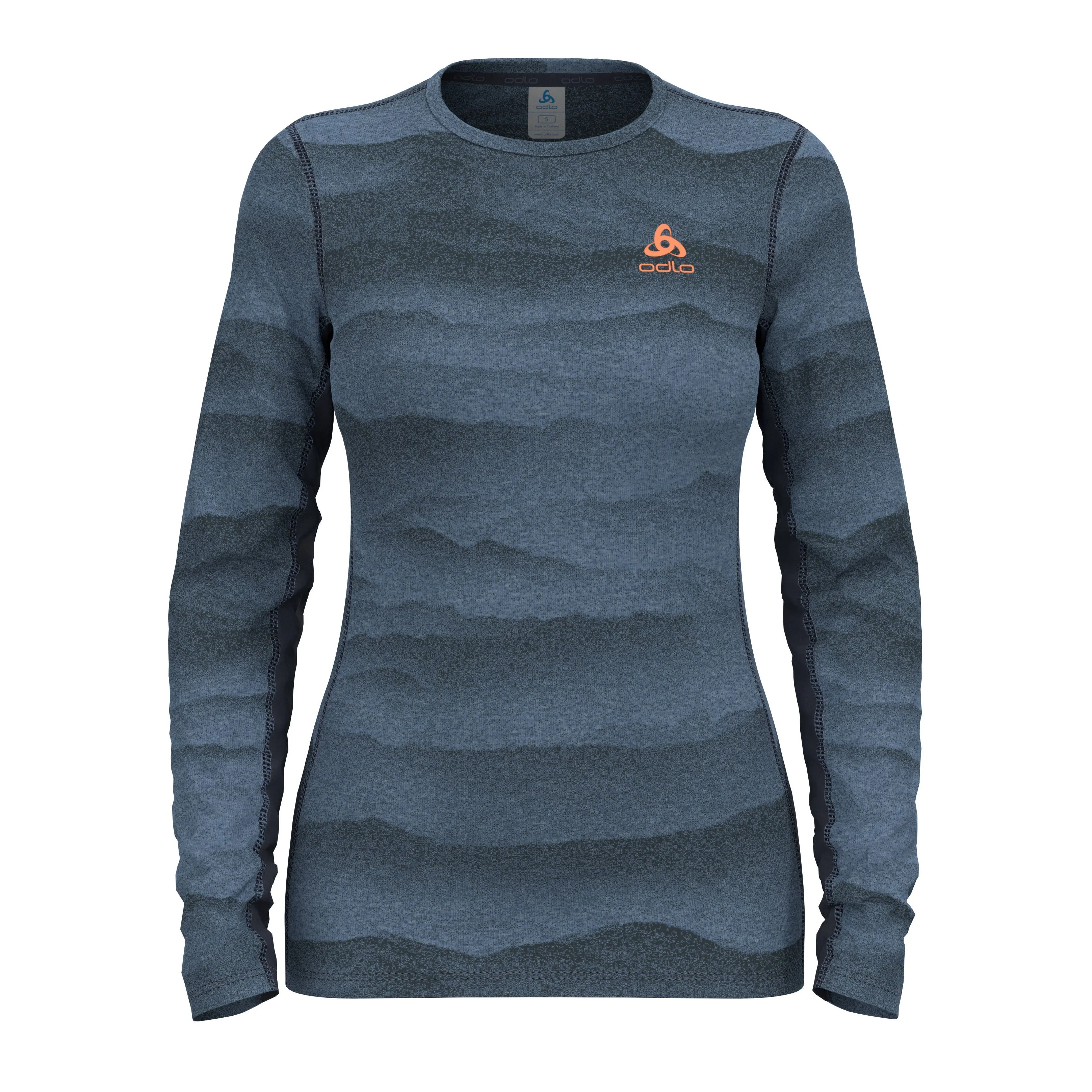 Odlo W Base Layer Top Crew Neck L/S Whistler Eco - Image 3