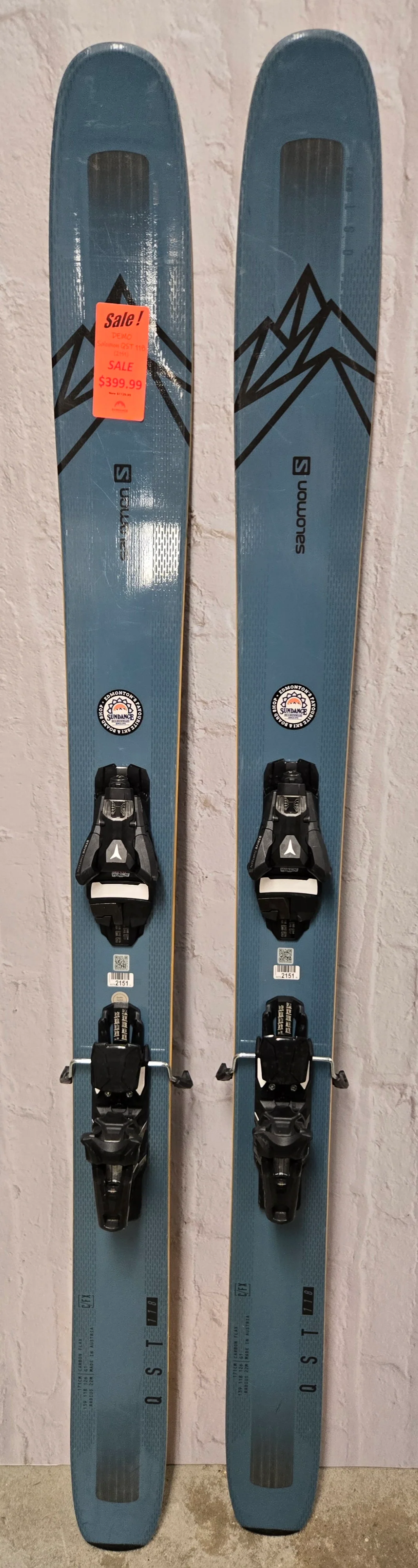 Salomon QST 118 w/ Strive 11 Demo