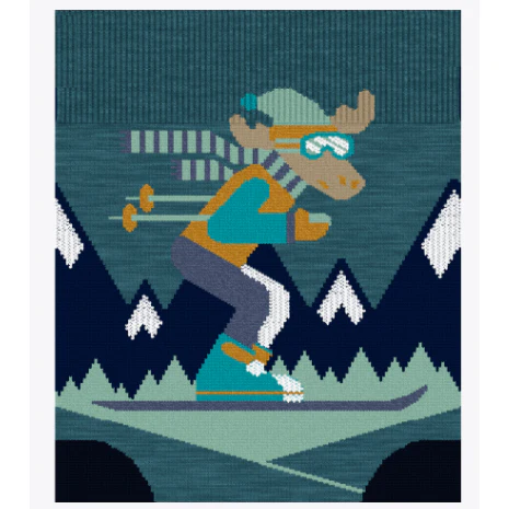 Smartwool Kids Wintersport Full Cushion Mountain Moose OTC Socks - Image 4