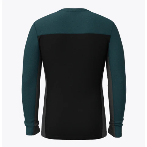Smartwool M Classic Thermal Merino Base Layer Colorblock Crew - Image 2