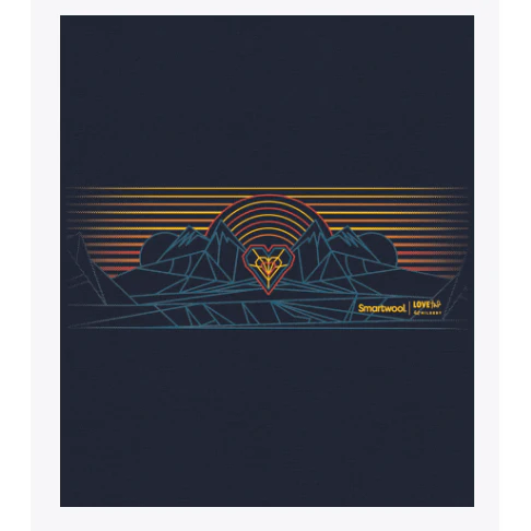 Smartwool Mountain Sunrise Active Short Sleeve Graphic Tee - Image 2